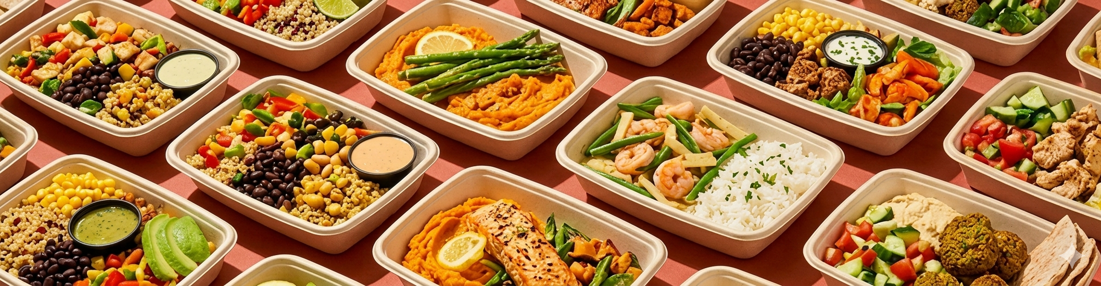 Fresh meal prep containers